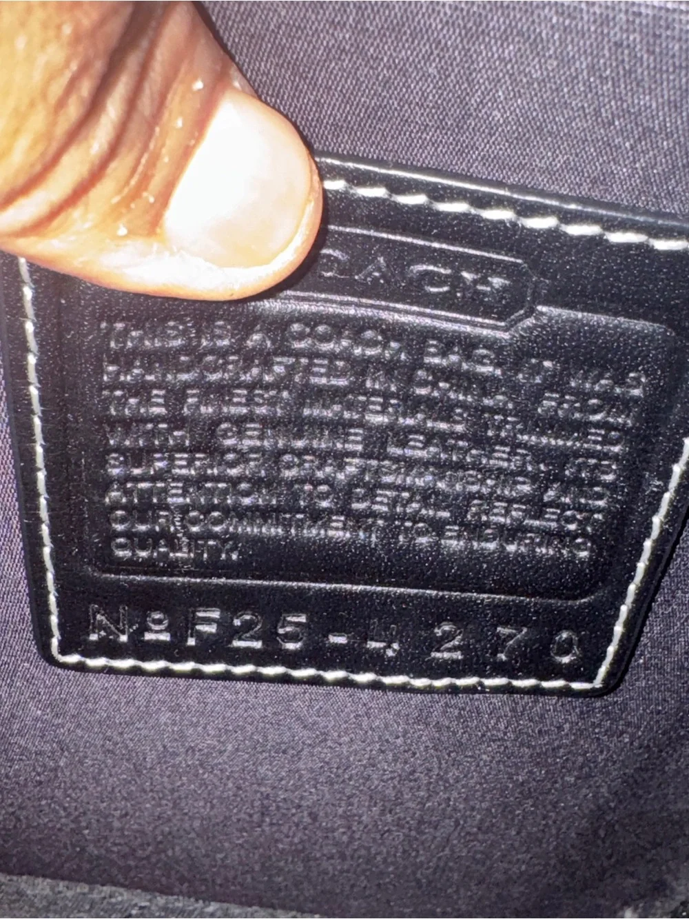 Coach compact messenger